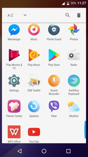 Scroll to and select Settings