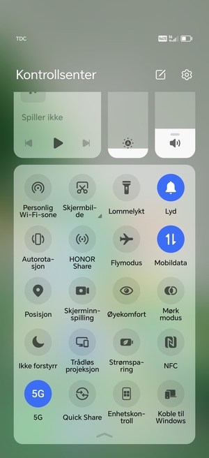 Bla til og velg Strømsparing