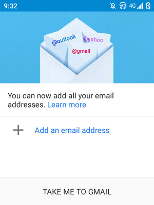 Select Add an email address