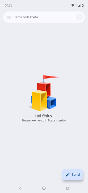 Il tuo account è pronto per l'uso