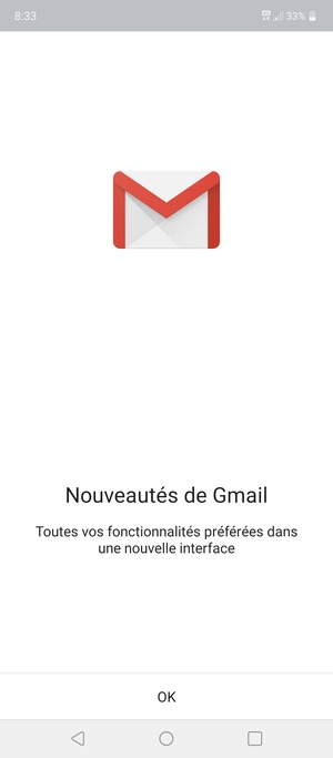 Sélectionnez OK