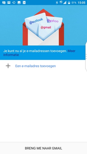Selecteer Een e-mailadres toevoegen