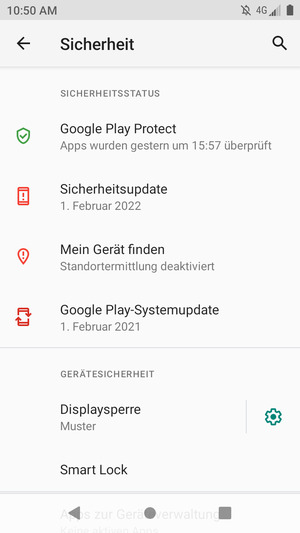 Ihr Handy ist jetzt mit einer Bildschirmsperre gesichert
