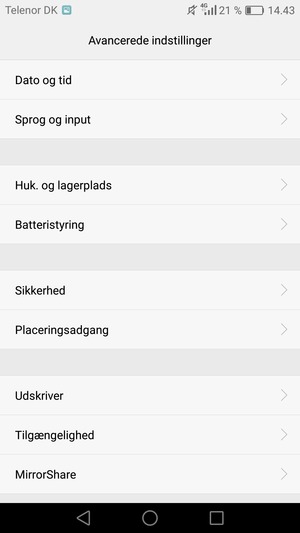 Vælg Batteristyring