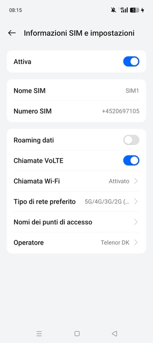 Seleziona Nomi dei punti di accesso