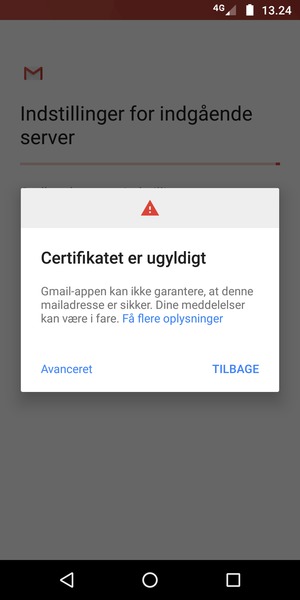 Vælg Avanceret