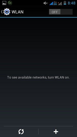 Turn WLAN on