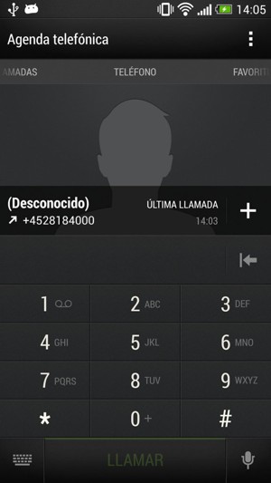 Presione y mantenga pulsado el número 1