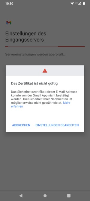 Wählen Sie EINSTELLUNGEN BEARBEITEN