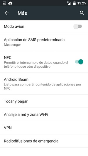 Seleccione Anclaje a red y zona Wi-Fi