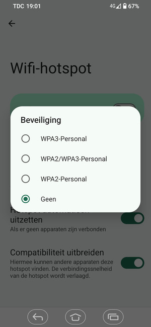 Selecteer uw voorkeursopties