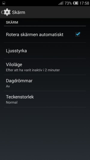 Välj Ljusstyrka