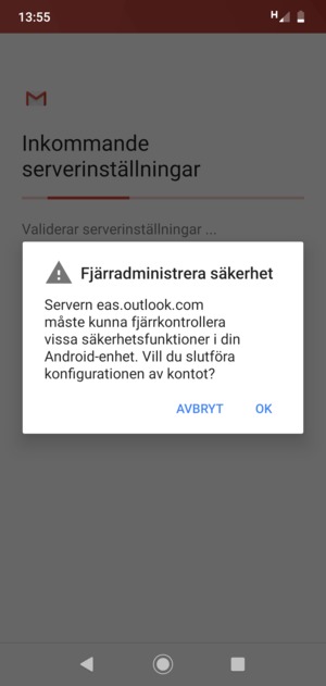 Välj OK
