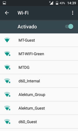 Seleccione la red inalámbrica a la que desea conectarse