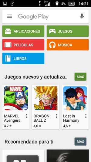 Seleccione la barra de Búsqueda