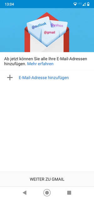 Wählen Sie E-Mail-Adresse hinzufügen