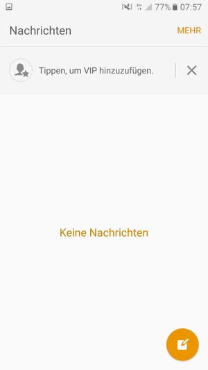 Wählen Sie MEHR