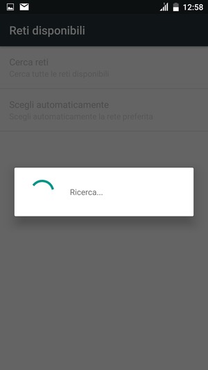 Attendi il completamento della ricerca