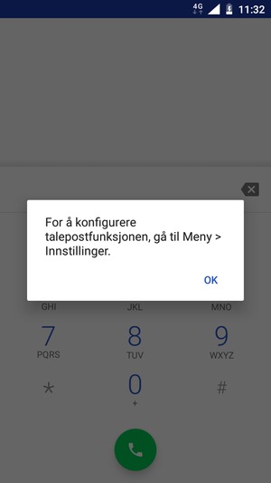 Hvis personsvar ikke er innstilt, velg OK