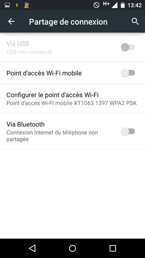 Sélectionnez Configurer le point d'accès Wi-Fi