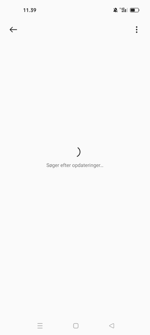 Afvent at søgningen er afsluttet