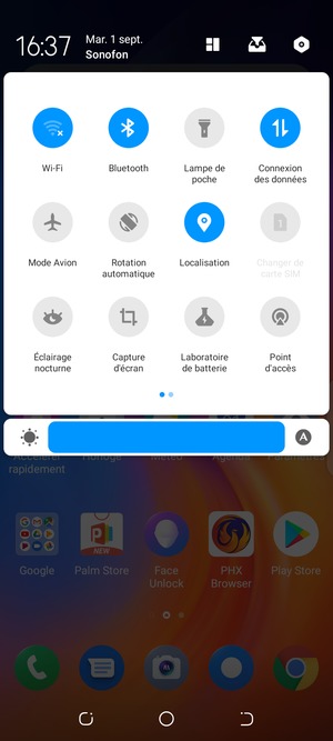 Désactiver le Wi-Fi et le Bluetooth