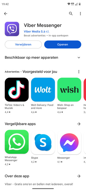 Selecteer Openen