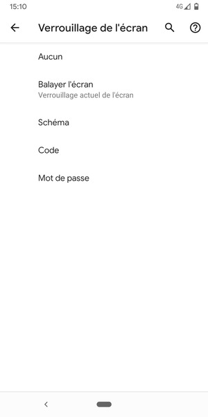Sélectionnez Schéma