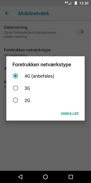 Vælg din foretrukne mulighed
