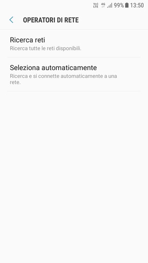 Seleziona Ricerca reti