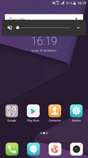 Presione una vez más para modo silencio