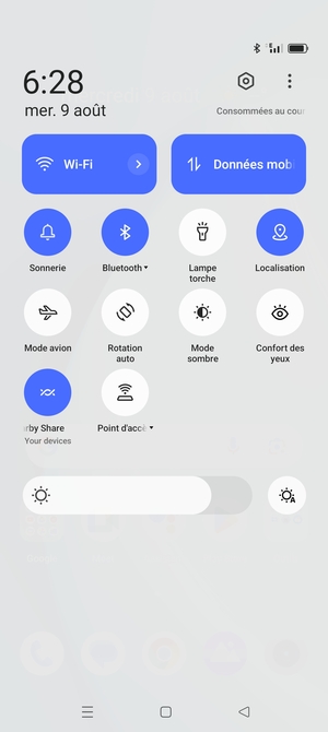 Désactiver le Wi-Fi et le Bluetooth