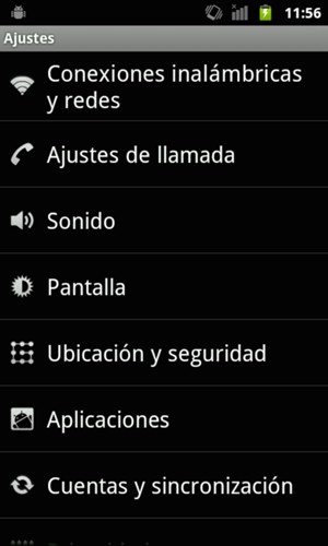 Seleccione Conexiones inalámbricas y redes