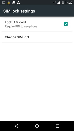 Select Change SIM PIN