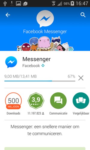 Wacht tot het installatieproces beëindigd is