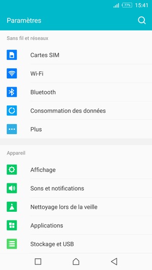 Sélectionnez Wi-Fi