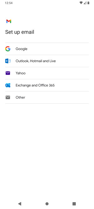 Select Outlook, Hotmail and Live