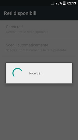 Attendi il completamento della ricerca