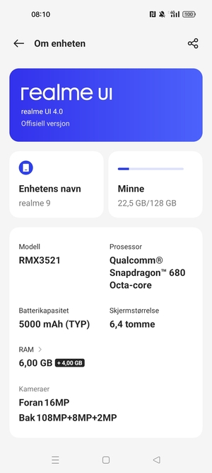 Velg realme UI