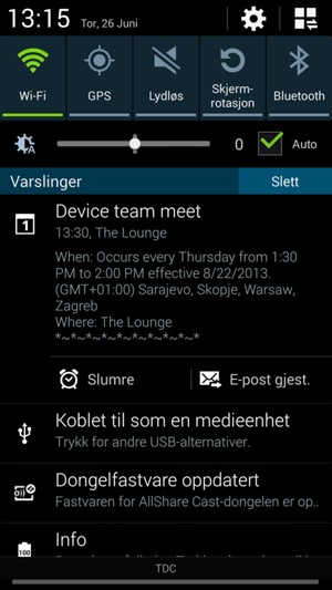 Slå av GPS