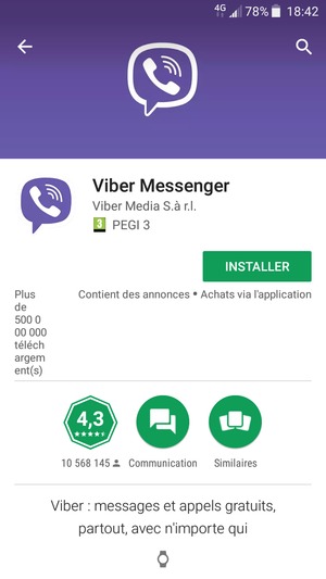 Sélectionnez INSTALLER