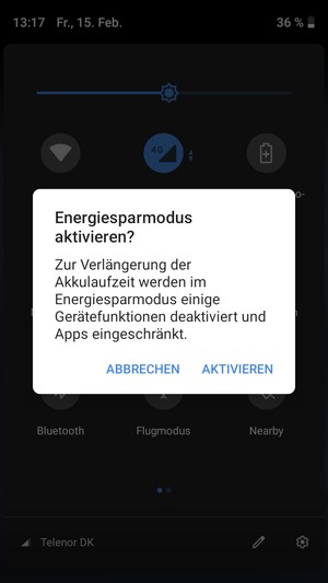 Wählen Sie AKTIVIEREN