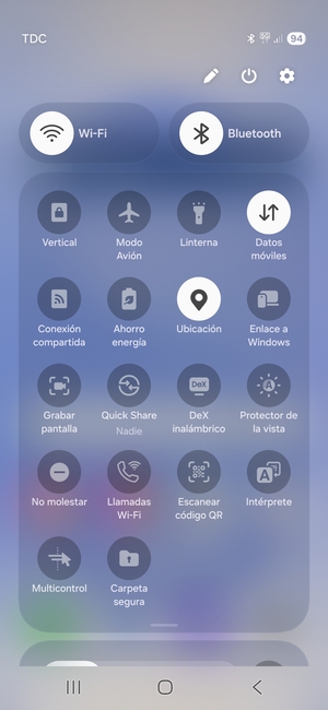 Desactive Wi-Fi y Bluetooth