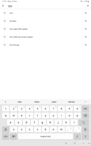 Enter the app name and select Search
