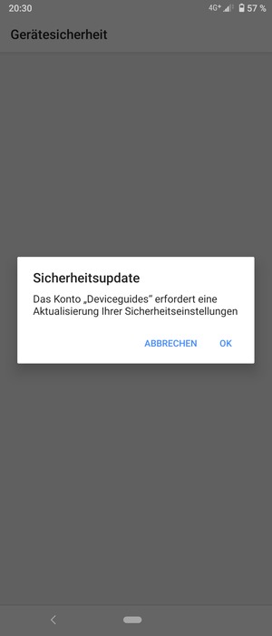 Wählen Sie OK
