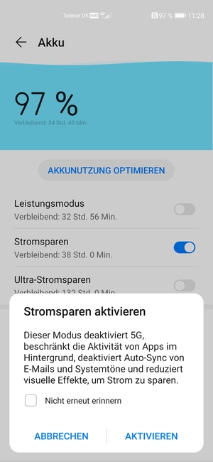 Wählen Sie AKTIVIEREN