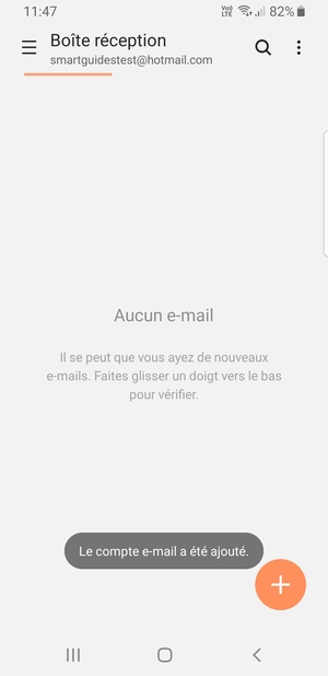 Votre messagerie Hotmail est prête à l'emploi
