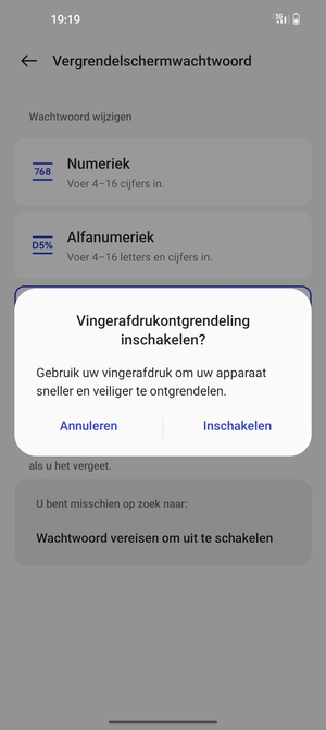 Selecteer uw voorkeursoptie