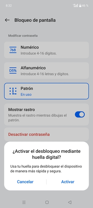Seleccione la opción deseada