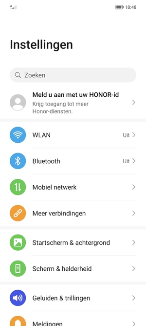 Selecteer WLAN